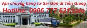 Vận chuyển hàng từ Sài Gòn đi Tiền Giang