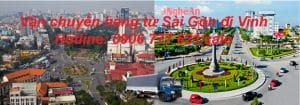 Vận chuyển hàng từ Sài Gòn đi Vinh