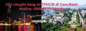 Vận chuyển hàng từ TPHCM đi Cam Ranh